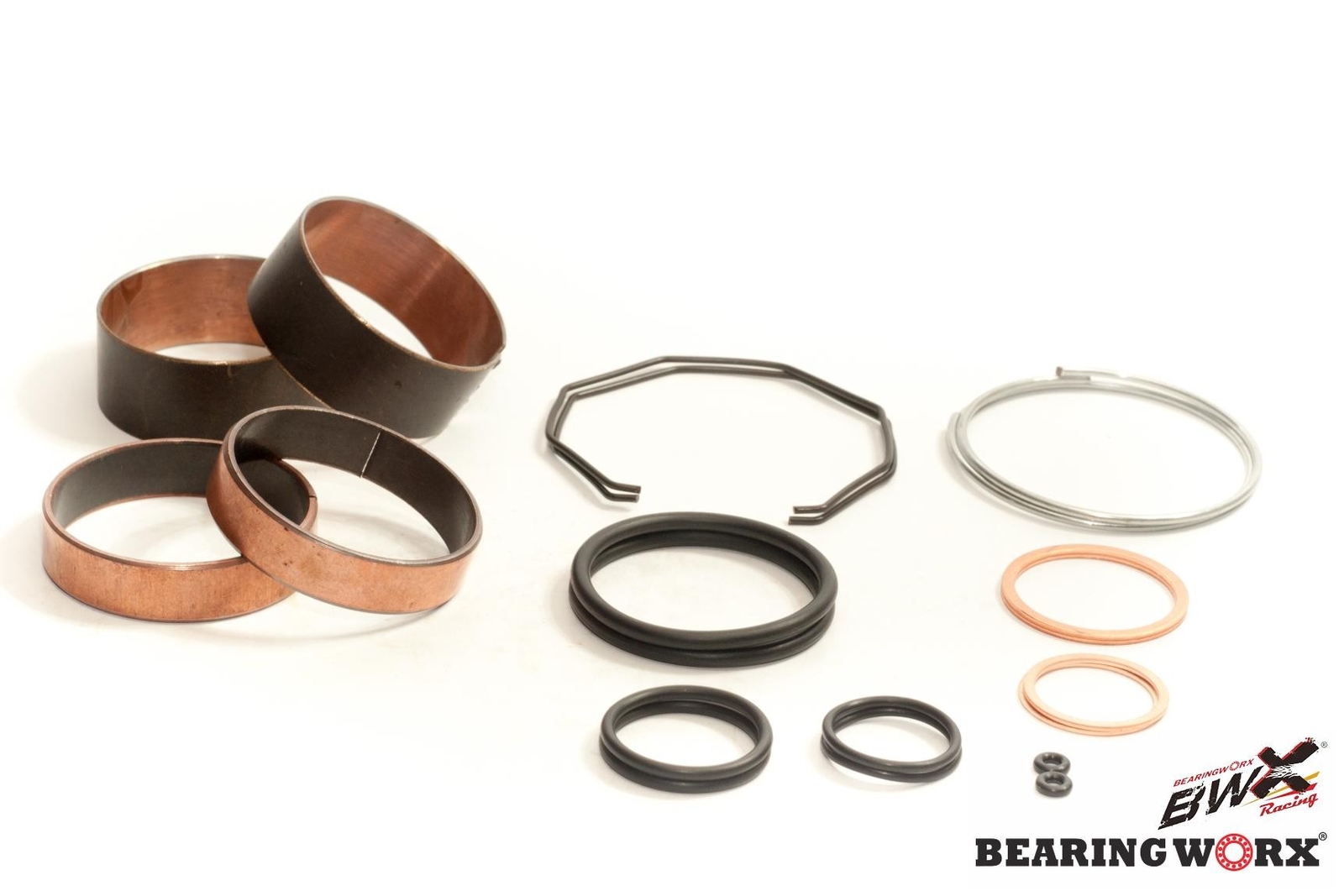 Bagues de suspension avant haute performance en acier cuivré pour moto Yamaha YZ125
