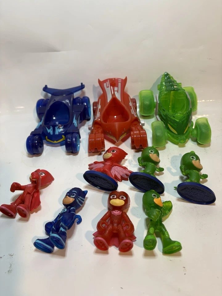 Lote de 10 Máscaras PJ Juguetes Vehículos Figuras de Acción CatBoy OWLETTE Gekko Foto 2 de 4