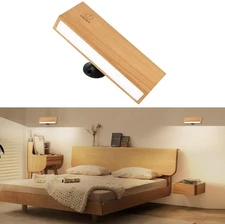 Wireless Wall Lights for Bedroom, Rechargeable Wall Sconces Battery Operated