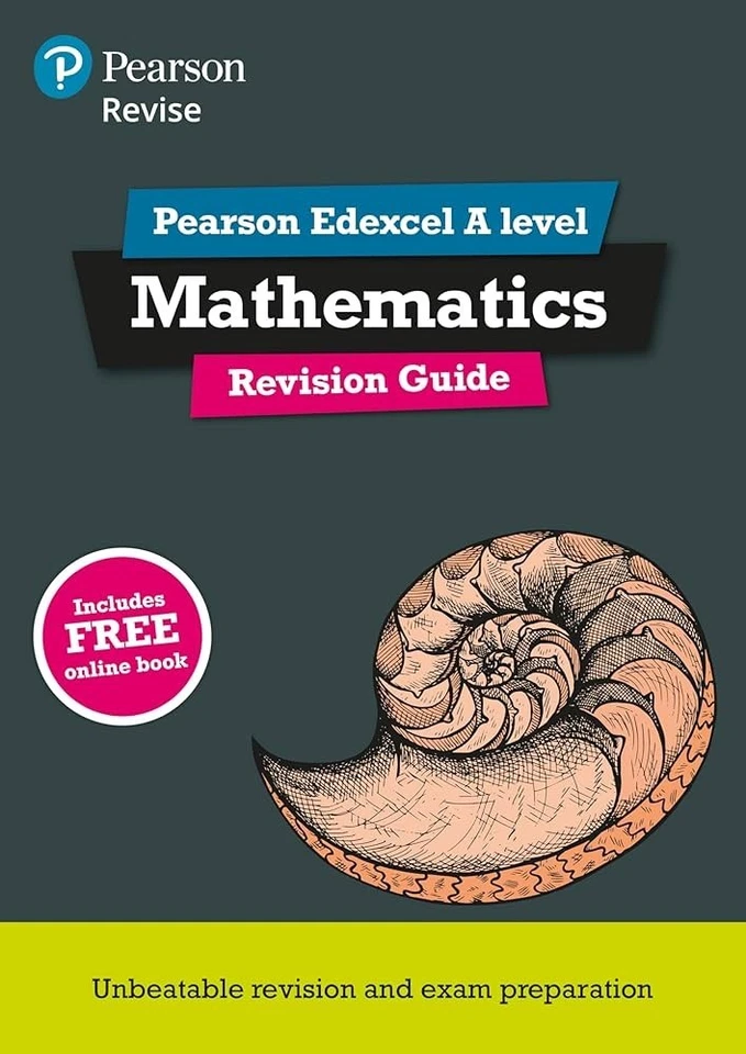 Pearson Edexcel A level Mathematics Revision Guide Textbook: Pure, Stats, Mech - Image 2 of 2