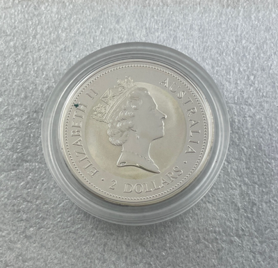 1997 AUSTRALIAN KOOKABURRA $2 2oz SILVER Coin - Specimen - Perth 1997 AUSTRALIAN KOOKABURRA $2 2oz SILVER Coin - Specimen - Perth