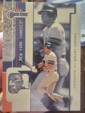 2001 Fleer Game Time - Derek Jeter #1