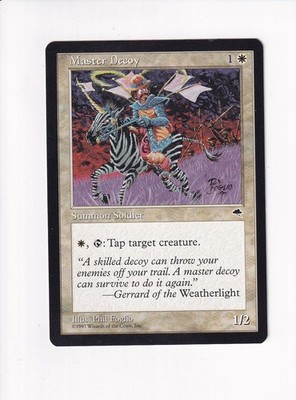1997 MAGIC THE GATHERING MTG TEMPEST MASTER DECOY (PH) | eBay