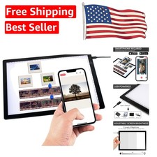 LED Light Pad with 3 Brightness Levels - Perfect for Scanning Slides Sketching