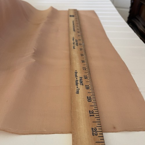 SEIDE PFIRSICH STOFF 6 Yards x 22 Zoll breit oder 216 Zoll x 22 breit - Bild 8 von 11
