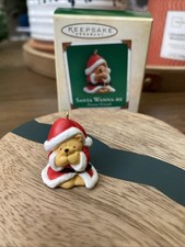 Hallmark Keepsake Miniature Collectors Series Santa Wanna Be Ornament 