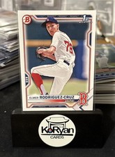 Elmer Rodriguez-Cruz 2021 Bowman Draft 1st Bowman #BD-37 Rc First Rookie C