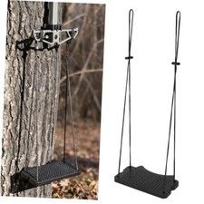 Climbing Stick Aider, Daisy Chain Single Step Aider, Black Non-Slip Tree