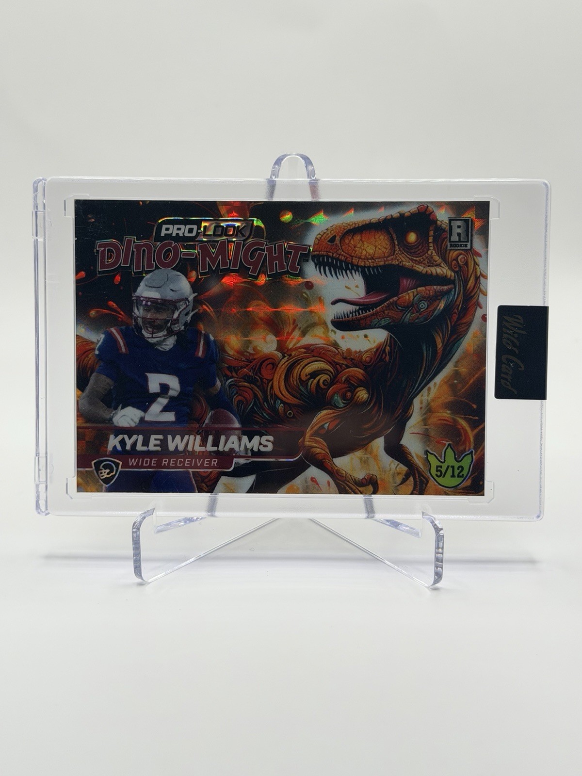 Wild Card Dino-Might Pro-Look 2025 Kyle Williams Alumination DMPRAP2-KW 5/12