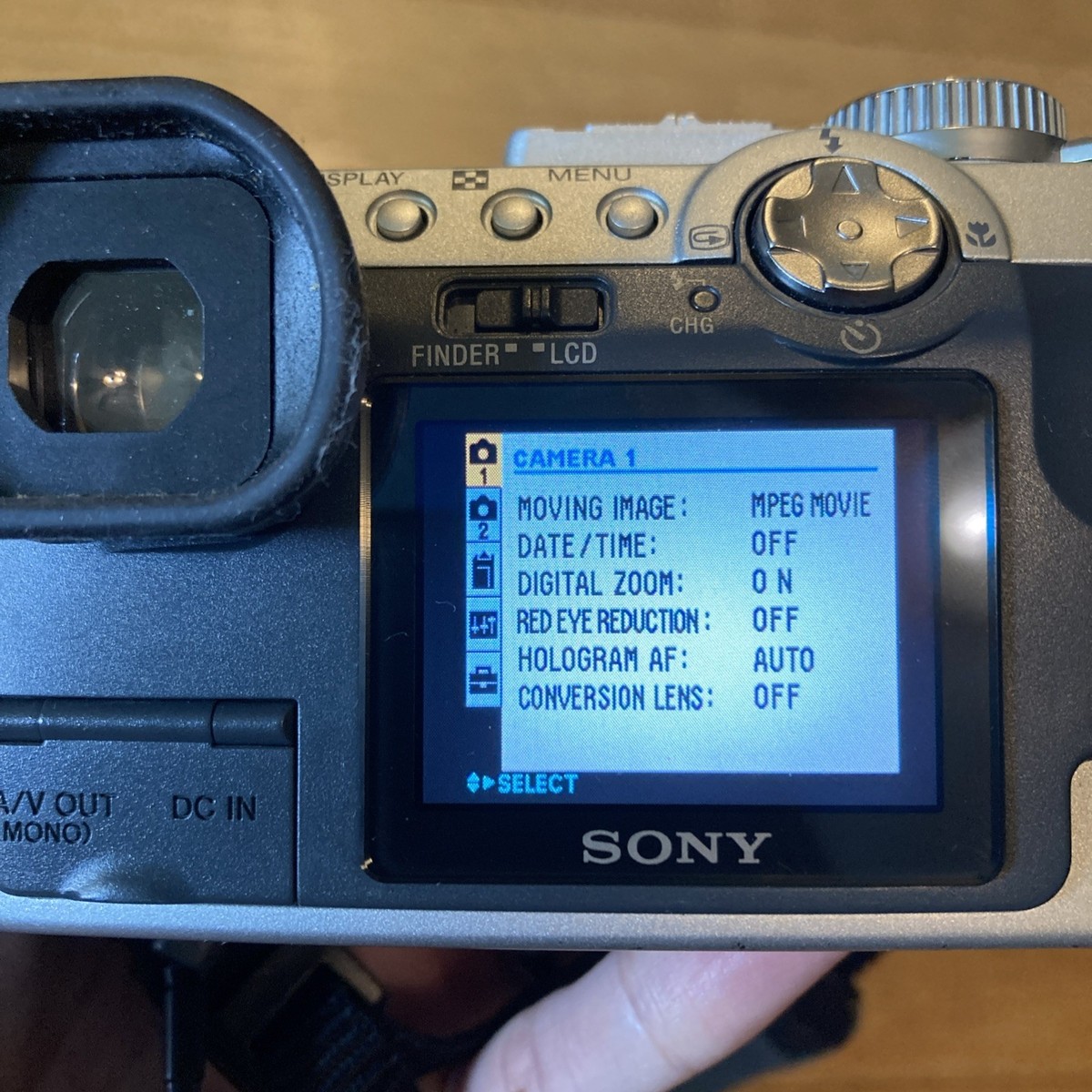 Sony Cyber-shot DSC-F717 4.9MP Digital Camera - Silver for sale