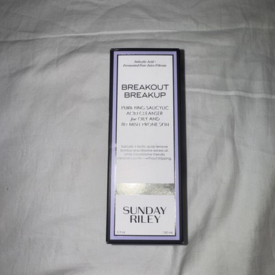 SUNDAY RILEY BREAKOUT BREAKUP PURIFYING SALICYLIC ACID CLEANSER FL SZ 5 OZ NIB!
