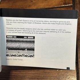 SOLO MANUAL DE INSTRUCCIONES NINTENDO BATTLETOADS NES