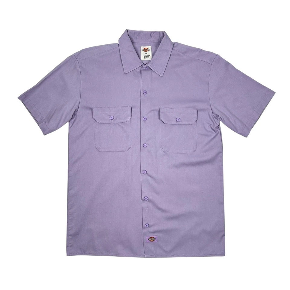 Conjunto de pantalones de trabajo originales Dickies 874 34x30 camisa de trabajo mediana púrpura lila para hombre Foto 2 de 4