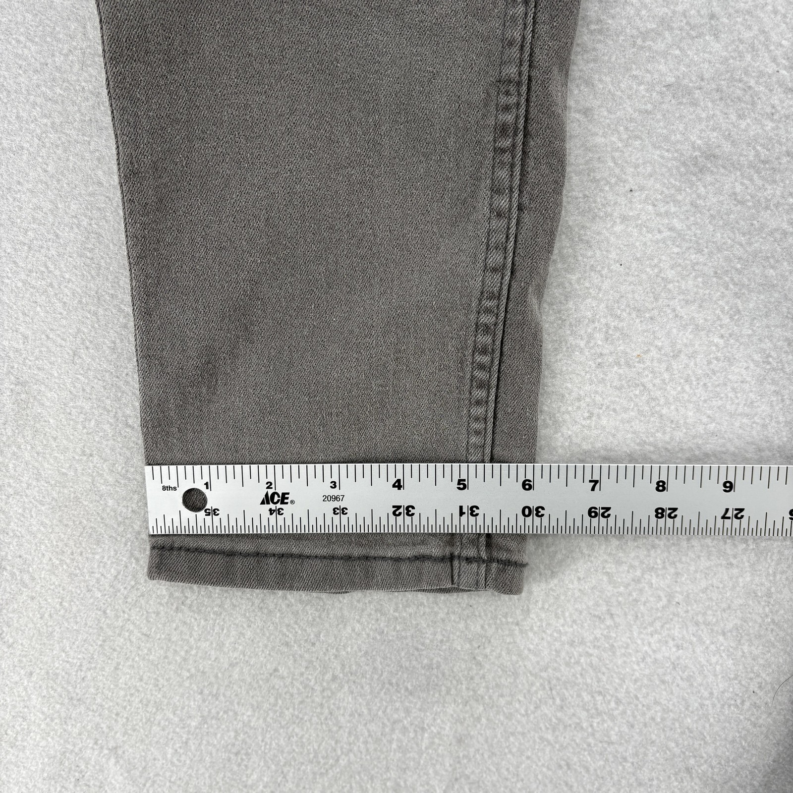 Calvin Klein Jeans Kids 16 Gray Skinny Adjustable Waist Stretch Casual 30x30 NWT thumbnail 10