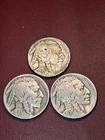 1936 (3) Buffalo Nickels VG (#B-10-62) Lot of 3