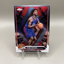 Topps Chrome 2023-24 Kobe Brown Los Angeles Clippers Rookie #18 Basketball Card