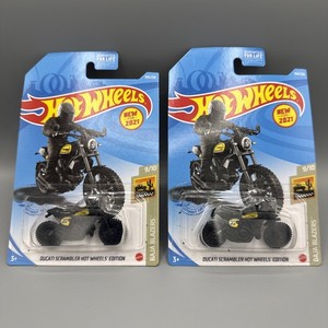Hot Wheels Ducati Scrambler Mooneyes Giallo #169/250 - Serie Base 2021