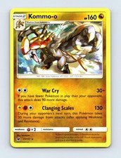 Kommo-o 77/111 Rare Crimson Invasion Pokemon Near Mint