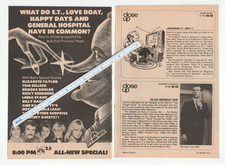 1982 BOB HOPE Magazine AD~E.T/Terrestrial Spe...