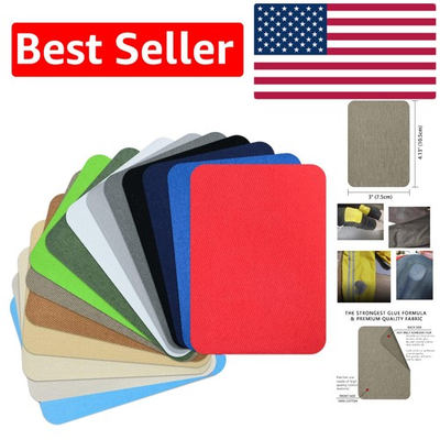 #ad Versatile 15 Piece Iron On Patches Set Perfect for Clothing Repair amp; Decor $21.99