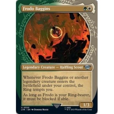 FRODO BAGGINS (SHOWCASE)(320) X4 The Lord Of The Rings Magic MTG MINT CARD | eBay FRODO BAGGINS (SHOWCASE)(320) X4 The Lord Of The Rings Magic MTG MINT CARD | eBay