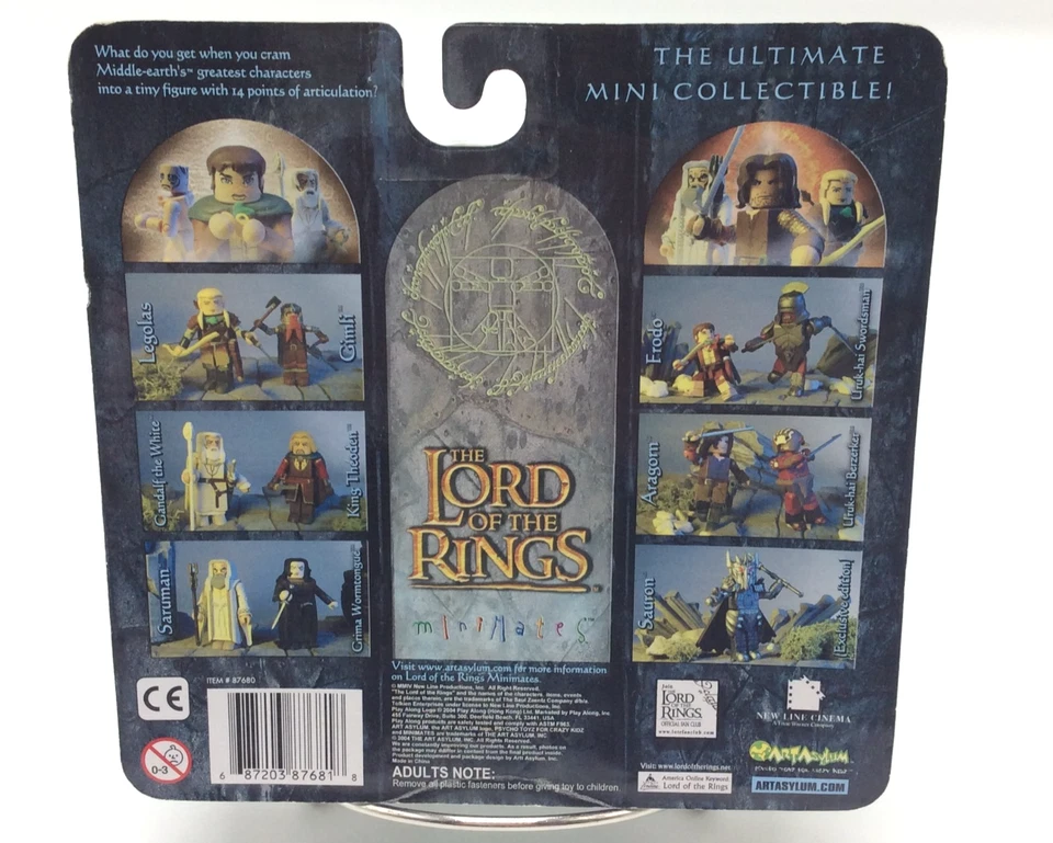 Art Asylum Minimates The Lord of the Rings Legolas & Gimli 公仔 — 第 3/4 张图片