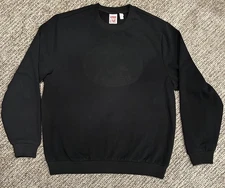 Supreme x Lacoste Pique Crewneck Sweatshirt Size XL Black Excellent Condition