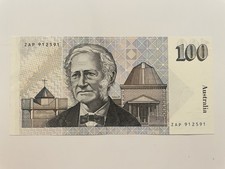 1984 $100 EF - a/UNC  Australian Note Johnston Stone r608. See photos. 