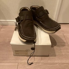 Visvim Double Ring Moccasin Brown Suede Shoes Size US 11 / 29cm Men’s