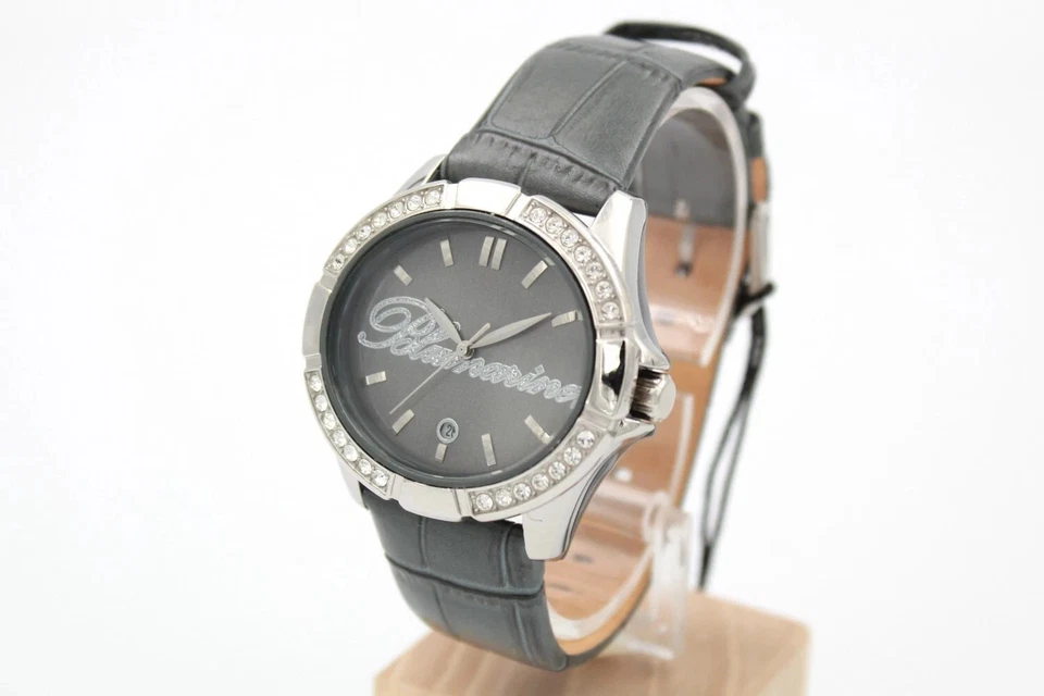 Reloj Blumarine Gris Analógico Elegante Moda Gafas Mujer Promoción Nuevo Foto 3 de 4