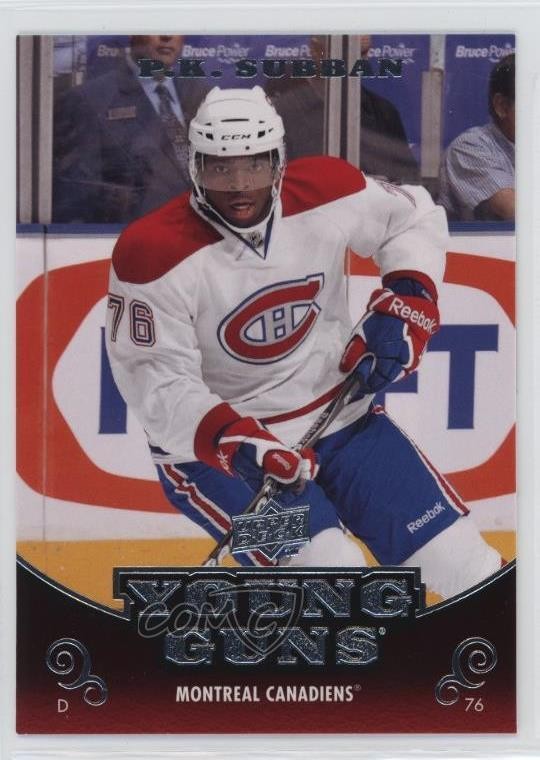 2010-11 Upper Deck Young Guns PK Subban #231 5xh