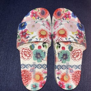 Johnny Was Slides 9 M Mirror Palace Blue