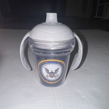 My First Tervis Sippy Cup Navy "Sailor In Training" 9M