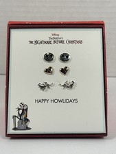 Disney Nightmare Before Christmas Stud Earring Set Holiday Boxed Gift