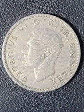 1949 King George VI Two Shillings Florin IND IMP Coin VF Circulation