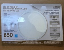Feit Electric LED Downlight 850 Lumens Dimmable 2 Mounting Options Soft White