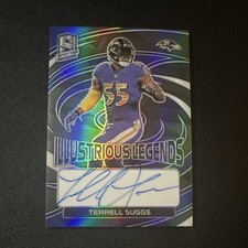 2023 Panini Spectra Illustrious Legends Auto Terrell Suggs /49
