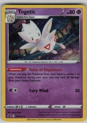 Togetic SWSH276 Holo Promo Sword & Shield