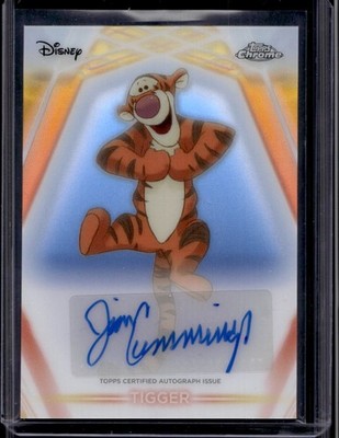 2026 TOPPS DISNEY NEON CHROME ETCH AUTO JIM CUMMINGS AS TIGGER