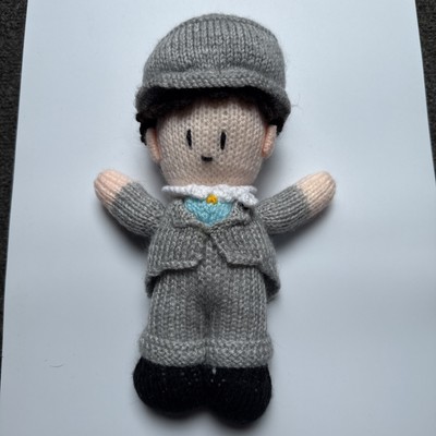 Vintage Home Knit Teddy Mann im Anzug - sehr guter Zustand