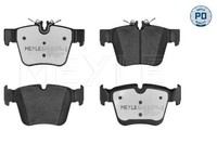 Original Meyle Bremsbelagsatz Scheibenbremse 025 224 2316/PD FüR Mercedes-Benz