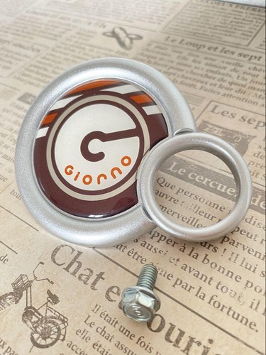 Honda Giorno Genuine Emblem Brown Bike Used Beveled Logo