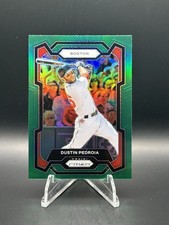 2024 Panini Prizm Dustin Pedroia Green Prizm #155 Boston Red Sox