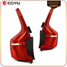 Pair LED Tail Light Assembly For 2016-2024 Volvo XC90 Red Brake Lamp Left+Right