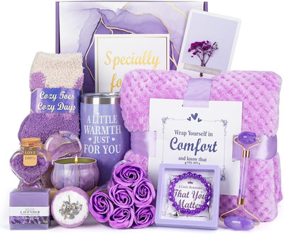 Mother s Day Gift Basket for Women, Birthday Self Care Gifts for Her, Spa Gift