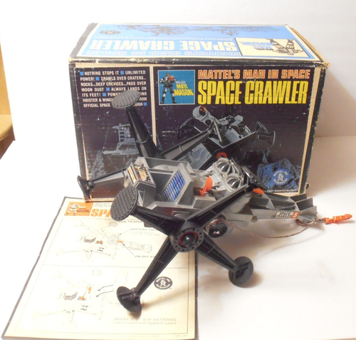 LOT figurine Véhicule MAJOR MATT MASON, Man In Space, 1966 Mattel