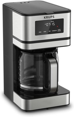 Simply Brew 14 Cup Programmable Coffee Maker: Stainless Steel Carafe, Digital...