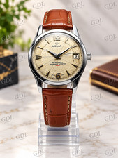 Vintage Melas Swiss Made MechanicalHand Winding Antimagnetic Dial Men"S Watch.