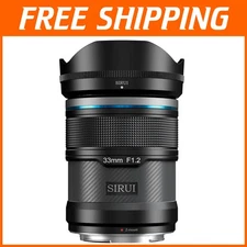 Lightweight 33mm F1.2 Lens - Silent Auto-Focus & Stunning Wide Angle Performance