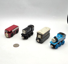 Thomas  Friends Wooden Railway Train Tank Engine Bertie Bus Toby Diesel Lot x4